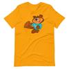 SUGAR BEAR Винтажная Мультяшная Футболка в Ретро Стиле Хрустящая Унисекс 100% Хлопок Мужские Футболки Топ