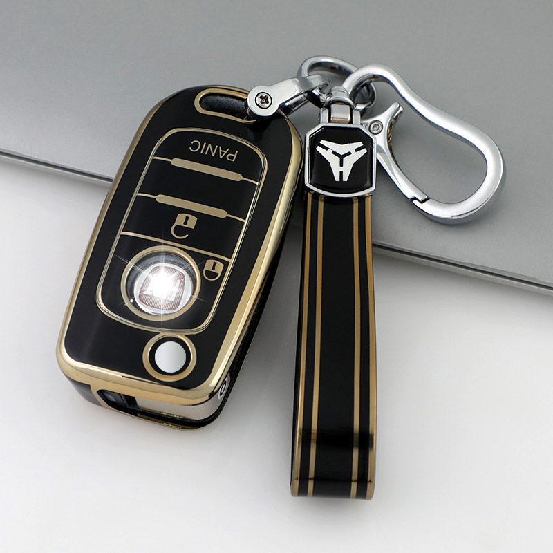 Итальянская сумка-чехол из мягкой резины TPU для ключей Fiat - Горячий трансграничный товар Защитная крышка для автомобиля