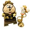 Anime Figure Beauty And The Beast Toys Night Lights Candlesticks Cogsworth Clock Ornaments Collectible Model Gift