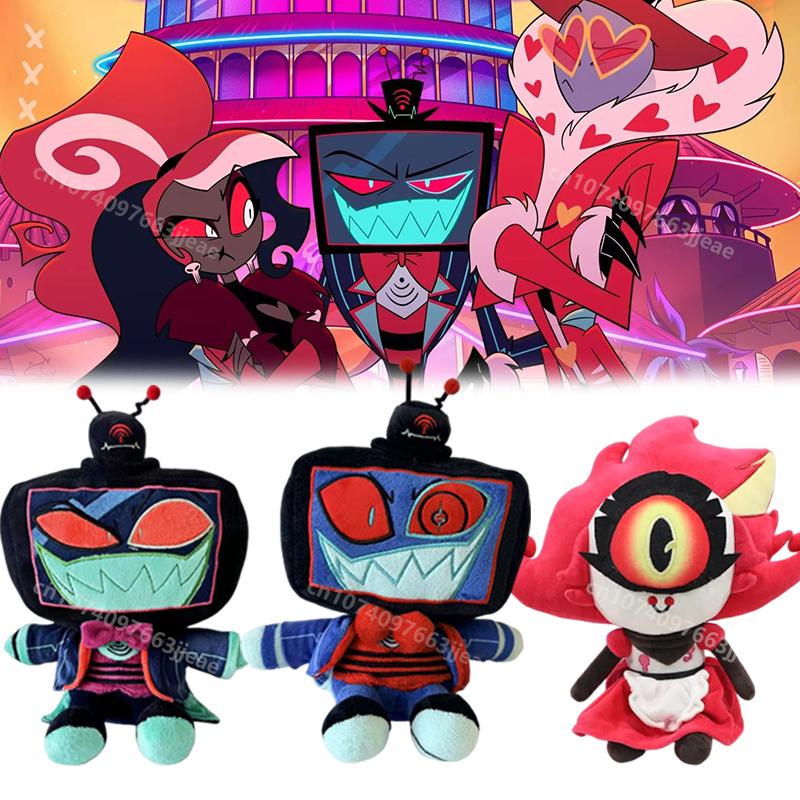 Новые Плюшевые Игрушки Hazbin El Плюшевый Вокс Фигурки из Мультфильмов Аниме Куклы Плюшевые Набитая Кукла Периферия Детские Игрушки Подарки на День Рождения