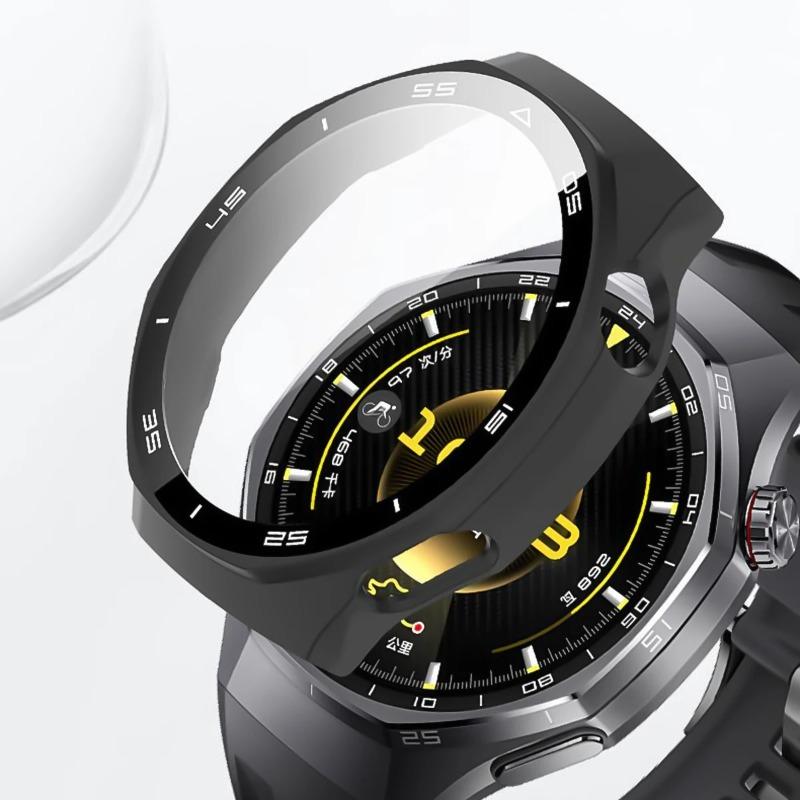 Стекло+Чехол для Huawei Watch GT6 Pro 46мм Стекло Защитная пленка для экрана от царапин и Жесткий ПК Защитный бампер для GT 6 Аксессуары