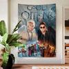 Сериал Благие Знамения Цветной Гобелен Настенный Подвесной Таро Хиппи Ковры для Стен Декор Стен Комнаты в Общежитии