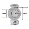 Copha O Dress Watch for Women Limited Edition Rhinestone Accent Lightweight Quartz White Dial Silver Bracelet