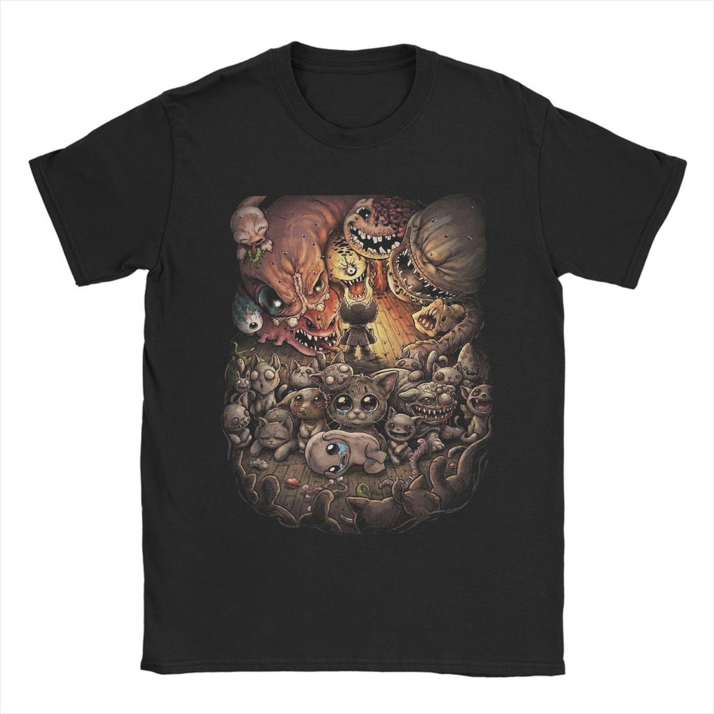 Mewgenics Characters Cat Game TShirts for Unisex  Novelty Cotton Tee Shirt Round Collar Short Sleeve T Shirt Summer Clothes