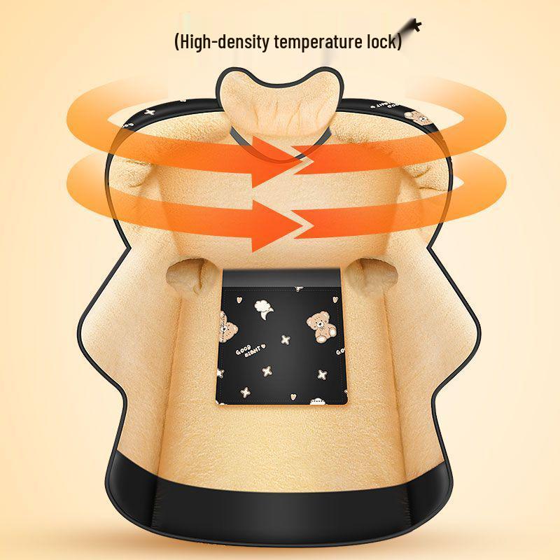 Зимний ветрозащитный чехол на лобовое стекло электромобиля с флисовой подкладкой и увеличенными наколенниками