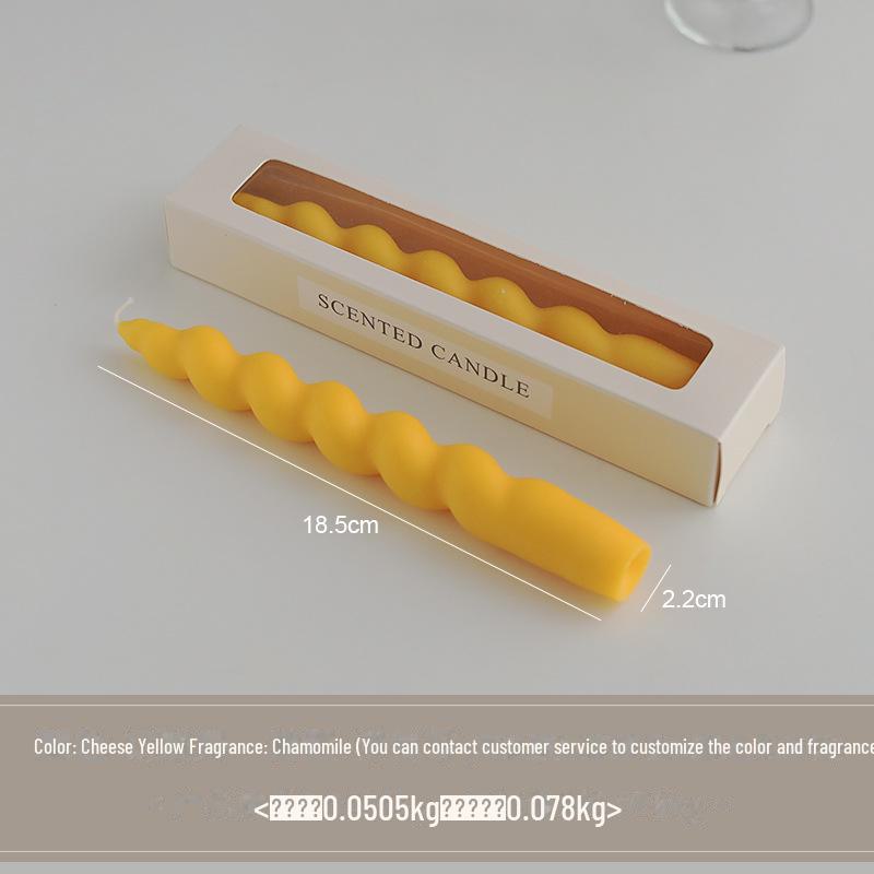 Spiral Rod Aromatherapy Candle - Stylish Home Decor & Birthday Gift