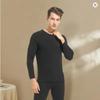 Men's Autumn Winter Cashmere Silk Soft Suit Comfortable Warm Underwear with Thickened Plush Set for Men Women Thermal Clothing