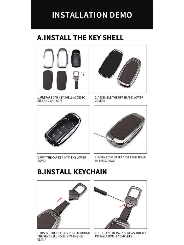 Toyota Key Cover for Camry, Corolla, Levin, Avalon, RAV4, Wildlander, Cupra, and Prado