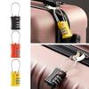 Tool 3 Digit Combination Lock Luggage Password Lock Contrast Color Padlock TSA Customs Code Lock
