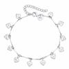 Silver Color Pretty Nice Leaf Chain Bracelet Fashion Charm Anklet Wedding Cute Women Lady Party Gift Lh037