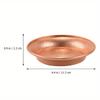 Household Tibetan Water Tray Decor Urlis for Decoration Indian Copper Holy Offering Bowl