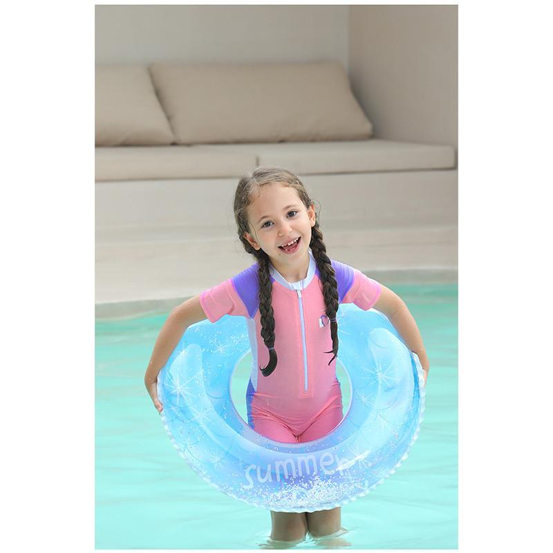 Stock Adult Mermaid Swim Ring New Starry Sky Inflatable Swim Ring Thickened Swim Ring