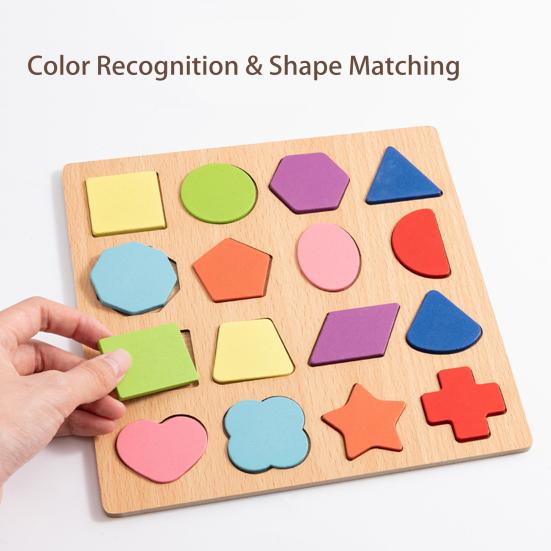 Деревянная головоломка для малышей, алфавит, познание чисел, дошкольное обучение, игра на сопоставление фигур, ранняя образовательная игрушка-головоломка