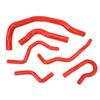 6 Pcs Radiator Coolant Hose Silicone Coolant Transfer Tube Kit for Civic Type R EK EG B16A B18C
