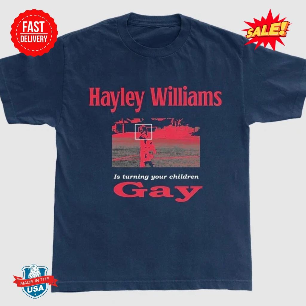 Повседневная футболка с принтом Унисекс Paramore Turning Your Children Gay Футболка Размеры S-5XL