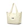New Lee Canvas Shoulder Bag Regular Unisex Ecru LE240063M-903