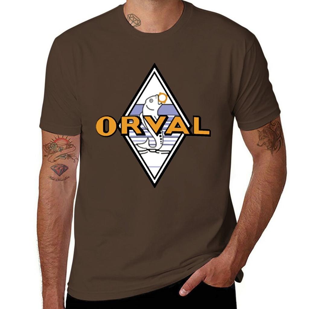 Новая футболка с логотипом Orval футболки тяжелые футболки милая одежда мужская одежда