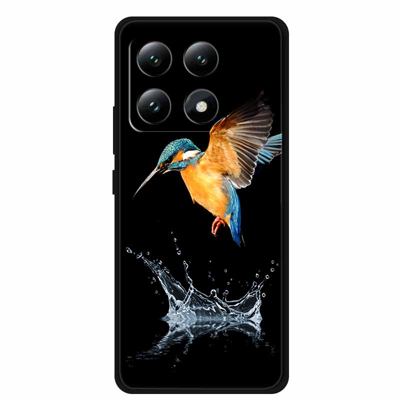 Чехол для телефона Xiaomi 15T Pro 5G Задняя крышка Чехлы Черный Силикон Мягкий Coque Для Xiaomi 15T 5G Чехол 15 T Pro 6.83" Fundas Оболочка
