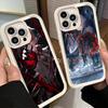 Чехол для телефона iPhone 17 Air 16E 15 16 Pro Max Genshin Impact Арлекино Чехол 14 Plus 13 12 Mini Мягкий Силиконовый Fundas