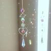 Star Sun Catcher Faux Crystal Prism Rainbow Maker Stars And Moon Colorful Hanging Suncatcher for Window Home Garden Decoration