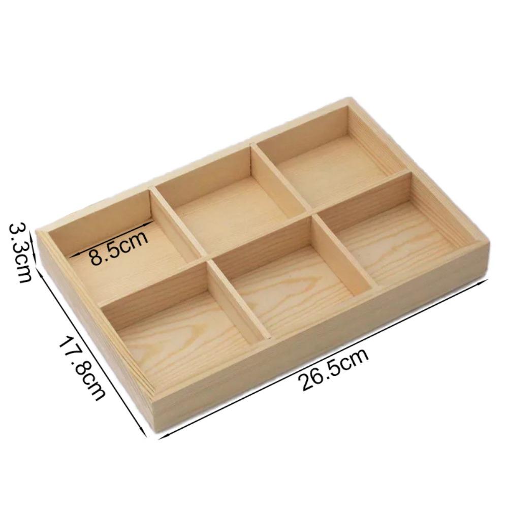 Multifunctional Succulent Flowerpot Tray Multi-grids Desktop Sundries Organizer Storage Box
