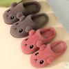 Non-slip Cartoon Dog Warm Home Plus Size Cute Plus Velvet Soft Bottom Cotton Slippers Indoor Cotton Shoes