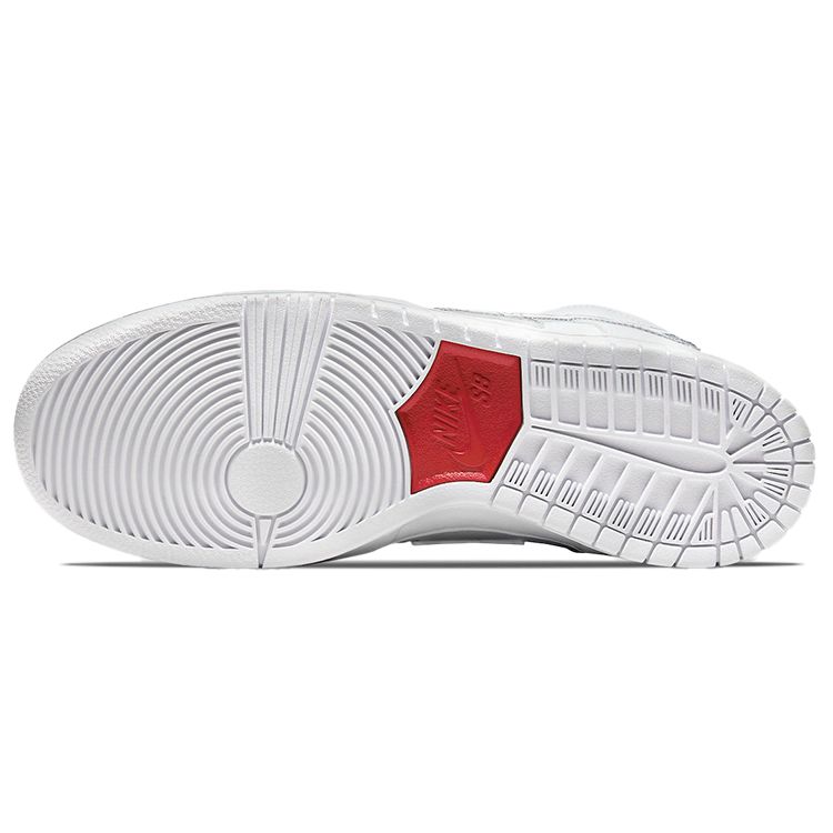 Nike SB Dunk High Oski Great White Shark Unisex Sneakers White-Red CI2692-100