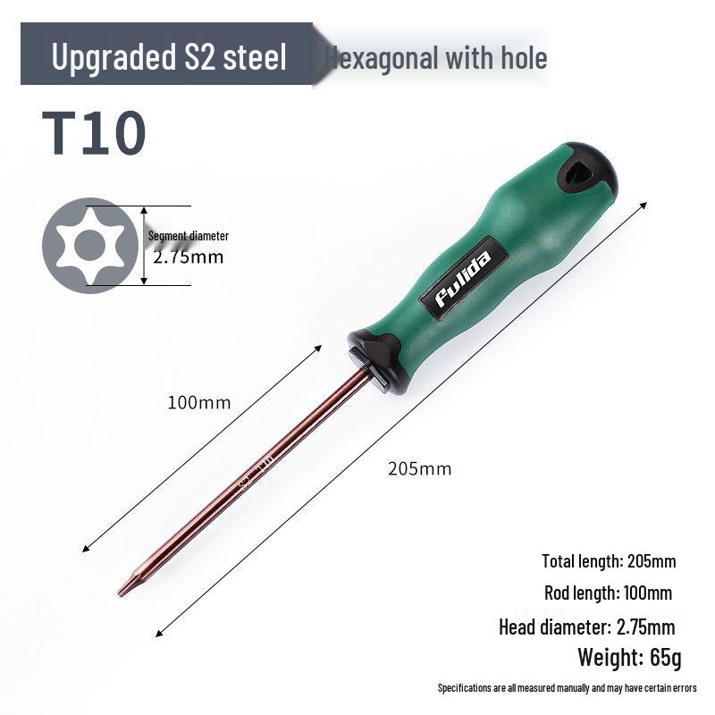 Набор отверток Torx и шестигранных: T8, T10, T15, T20, T25, T30
