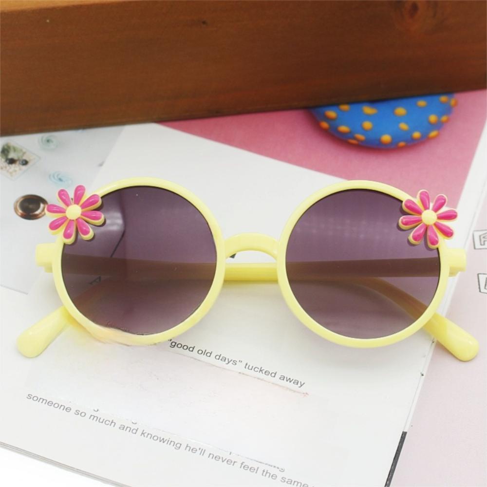 Shades Blocking Sunglasses Anti Radiation Glass Children Eyeglass Cool Flower Sunglasses Eyewear