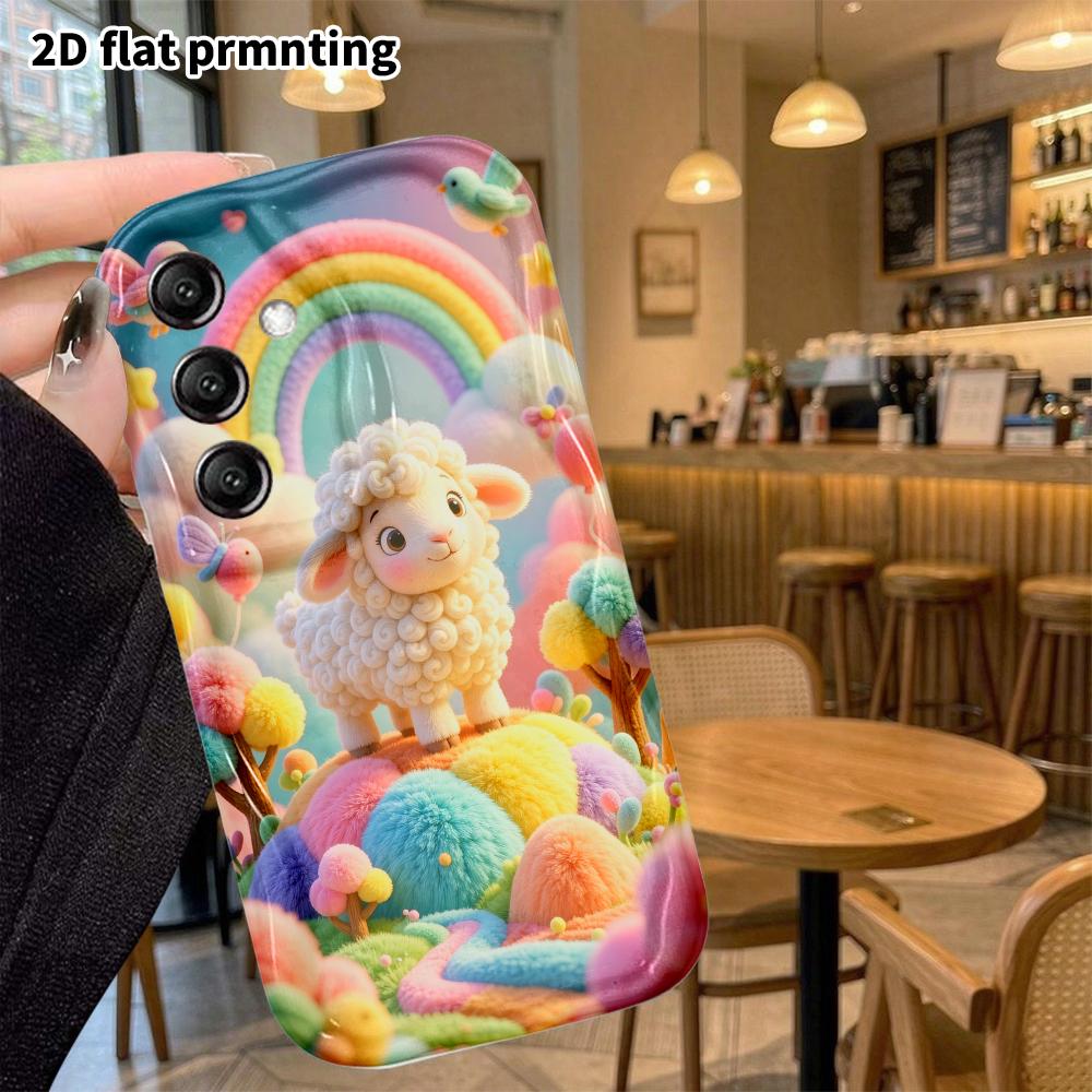Phone Case: 2D flat, fits Samsung Galaxy A34 A35 M05 M06 S20 S22 S21 FE Plus 5G protective case, colorful, perfect holiday gift for Christmas and Hall
