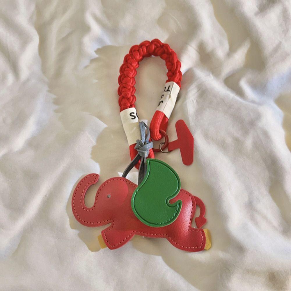 Flying Wings Leather Keychain PU Leather Key Chain Holder Decoration Bag Charm  For Women