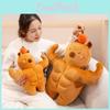 Capybara Muscular Adorable Plush Toy Creative And Whimsical Doll For Gfit Kid