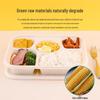ONYLM Biodegradable 4-Compartment Corn Starch Lunch Boxes