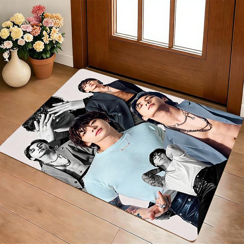Kpop Stars Living Room Nonslip Area Rug Soft Carpet For Bedroom Game Playroom Sofa Office Home Decor Doormat Christmas Gift C9261584
