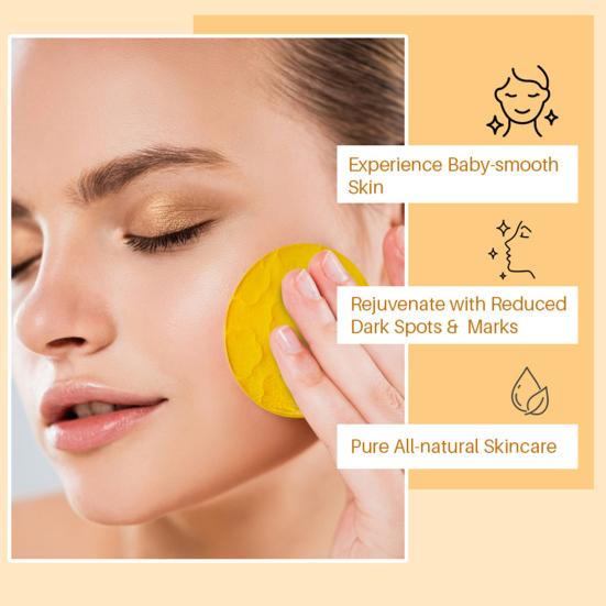 Turmeric Cleansing Pad Turmeric Foam Cleanser for Deep Nourishment Gentle Turmeric Face Wash Exfoliating Pads Hydrating Skin Care Kit
