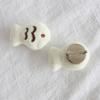 Cute Cartoon Brooch Small Cat Fish And Bee Brooch Backpack Sweater Corsage Badge