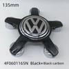 DKRSE1 For VW Volkswagen Jetta MK5 Golf 4pcs 135mm Volkswagen Golf Polo Car Wheel Center Caps 5Pins Rim Hub Cover Hubcap Logo Badge Emb