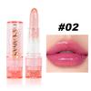 HANDAIYAN 4 Color Warm Lipstick Flash Anti-Cracking Long-Sticking Moisturing Lip Oil Hydrating Jelly Lip Balm