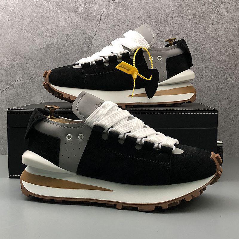 Мужские осенне-зимние спортивные повседневные туфли на толстой подошве - в стиле Форреста Гампа, универсальные кроссовки для папы с увеличением роста