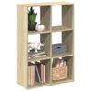 VidaXL Room Divider Shelf Sonoma Oak 69.5x29x103.5 Cm, Shelf, Bookcase, Storage Shelf, 858014