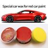 For Red Color Car Wax Crystal Plating Set Hard Auto Wax Paint Care Coating Tiny Scratch Repair Car Polisher with Sponge