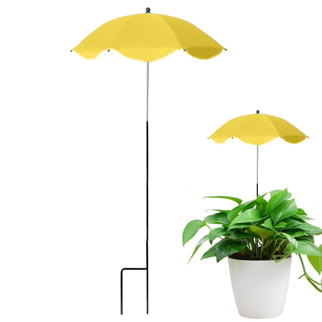 Уличный зонт для растений, теневой чехол, регулируемая высота, навес телескопический для сада, газона, патио, цветов в горшках, двора, многоразовый декор