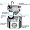 3.2L  Large Capacity Pets Auto Filter Stainless Steel Cats Water Fountain Household Super Quiet Pet Water Dispenser