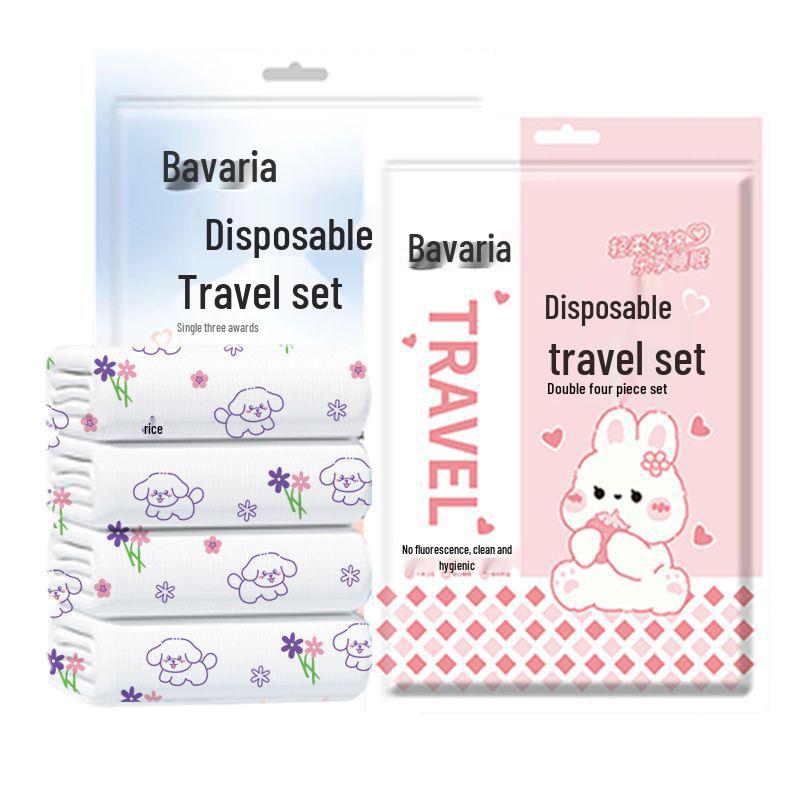 Одноразовый гостиничный комплект постельного белья из четырех предметов: Мягкая простыня, пододеяльник, наволочка, покрывало