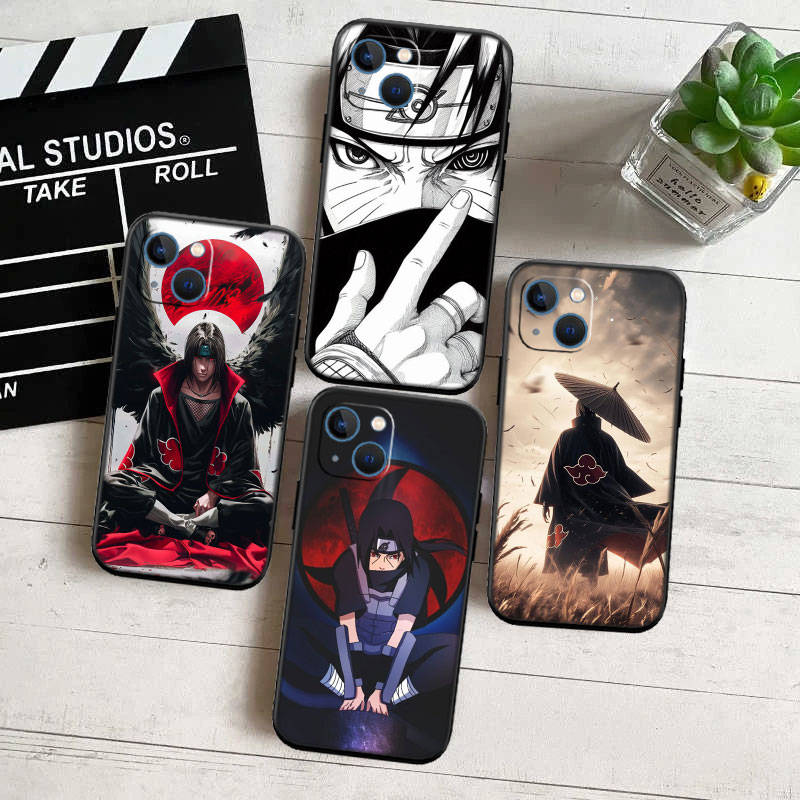 JO41 Naruto Itachi Sasuke Phone Case for Samsung A35 A25 A24 A15 A05S A05 M55 M35 M15 A06 A16 A02 A12 A13 A10 A20 A30 A22 A31 A32 A33 A41 A42 A50