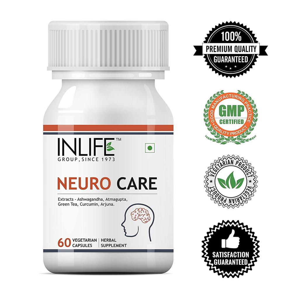 Неуро (60 кап, 500 мг), Neuro Care,  INLIFE