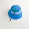 Kids Summer Hat 50-54cm Thin Cartoon Fisherman Cap Boys Girls Cute Dinosaur Sun Hat Breathable Mesh Panama Hat Toddler Baby