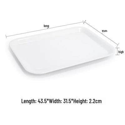 Прямоугольный поднос для подачи SiDeSi из меламина (10-Pack)