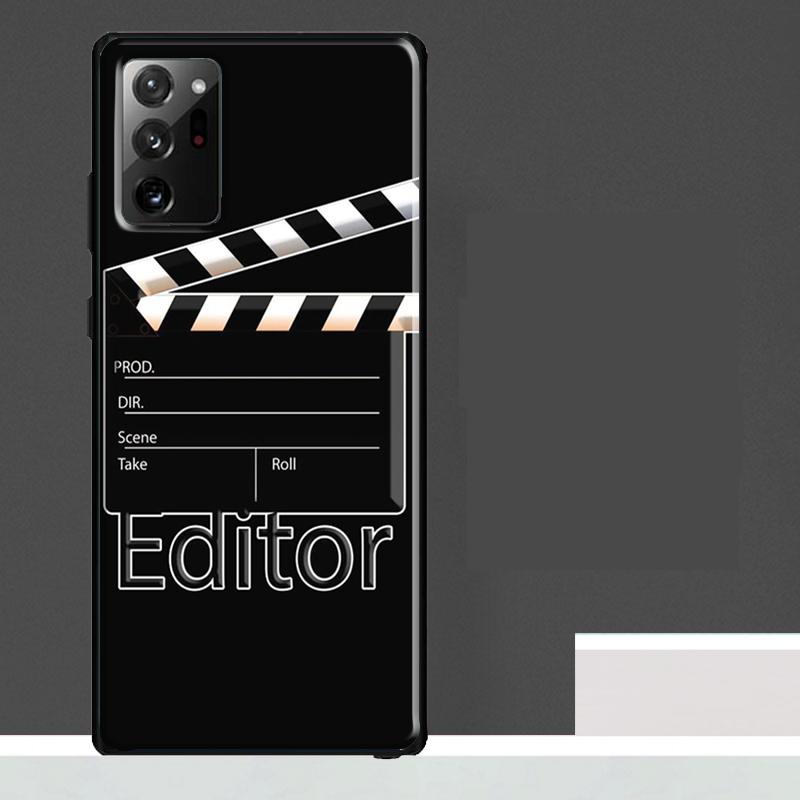 Film Clapperboard Case For Samsung Galaxy S25 S24 S23 Ultra S9 S10 S20 S21 S22 Plus S23 FE S25 FE Phone Cover
