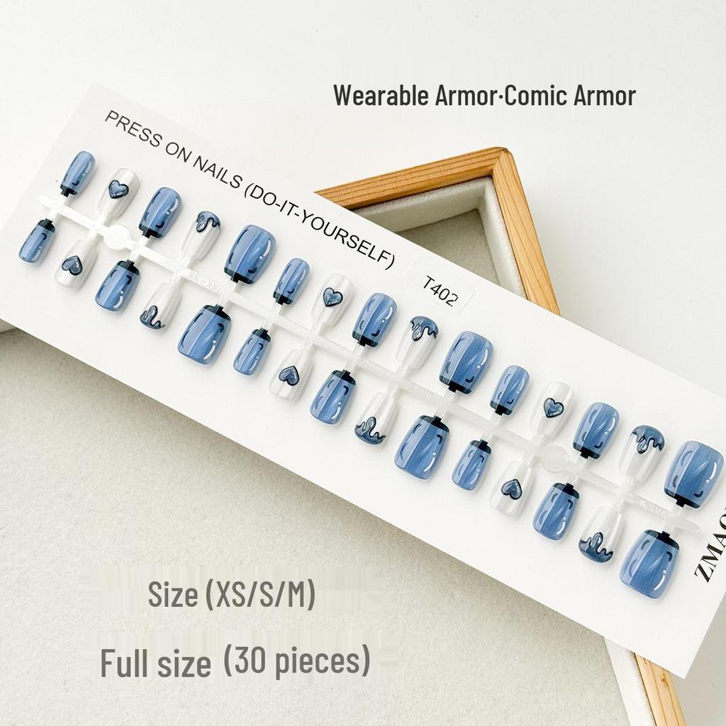 Румяна для ногтей с позолотой «кошачий глаз» — набор из 30 предметов, ручная работа, готовые к использованию размеры XS/S/M